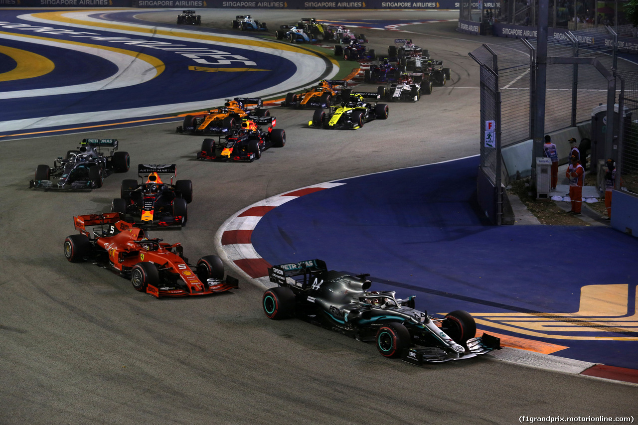 GP SINGAPORE, 22.09.2019 - Gara, Lewis Hamilton (GBR) Mercedes AMG F1 W10