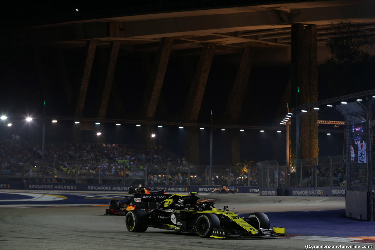 GP SINGAPORE, 22.09.2019 - Gara, Nico Hulkenberg (GER) Renault Sport F1 Team RS19