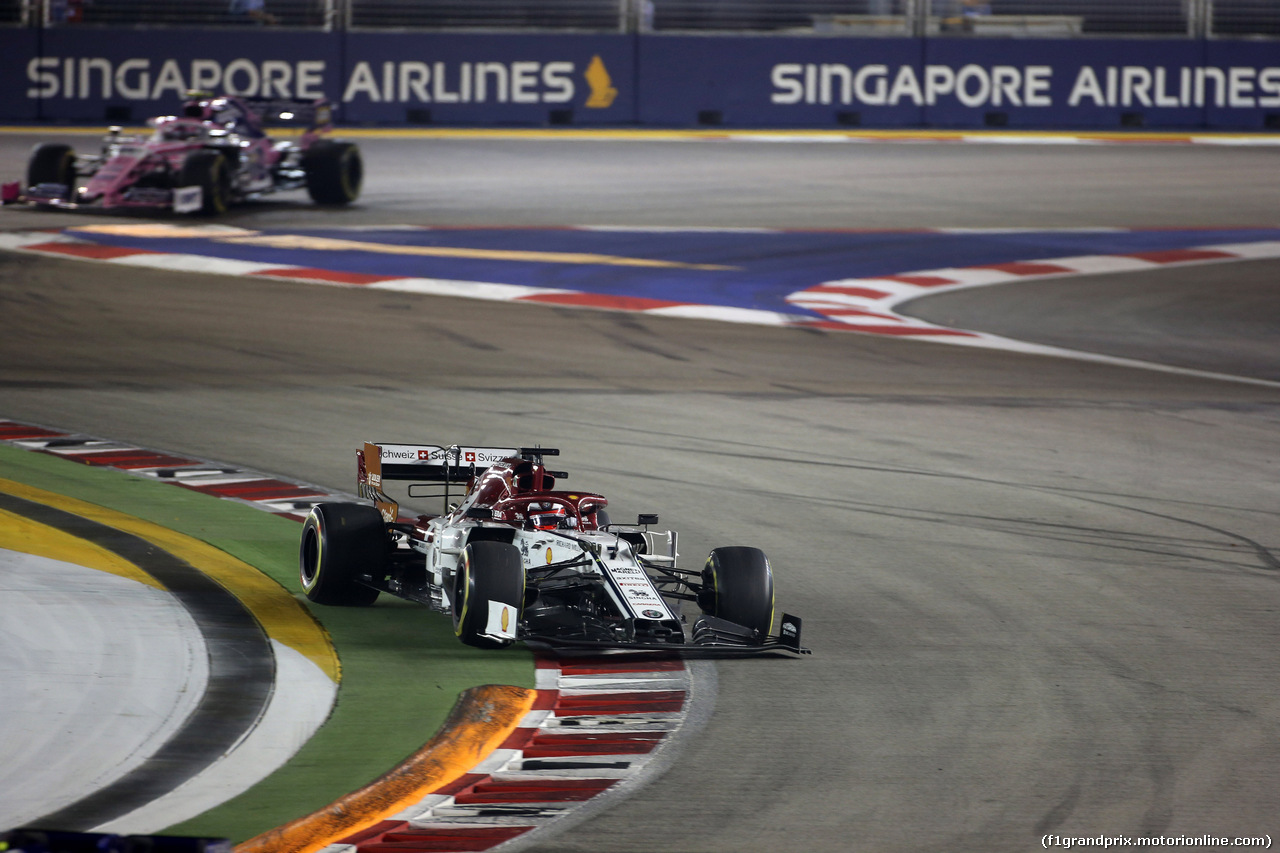 GP SINGAPORE, 22.09.2019 - Gara, Kimi Raikkonen (FIN) Alfa Romeo Racing C38