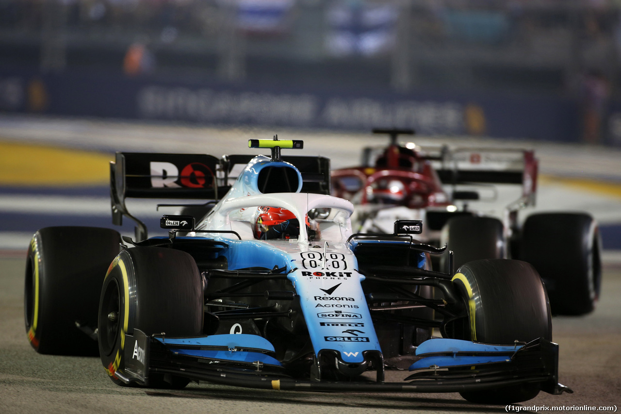 GP SINGAPORE, 22.09.2019 - Gara, Robert Kubica (POL) Williams Racing FW42