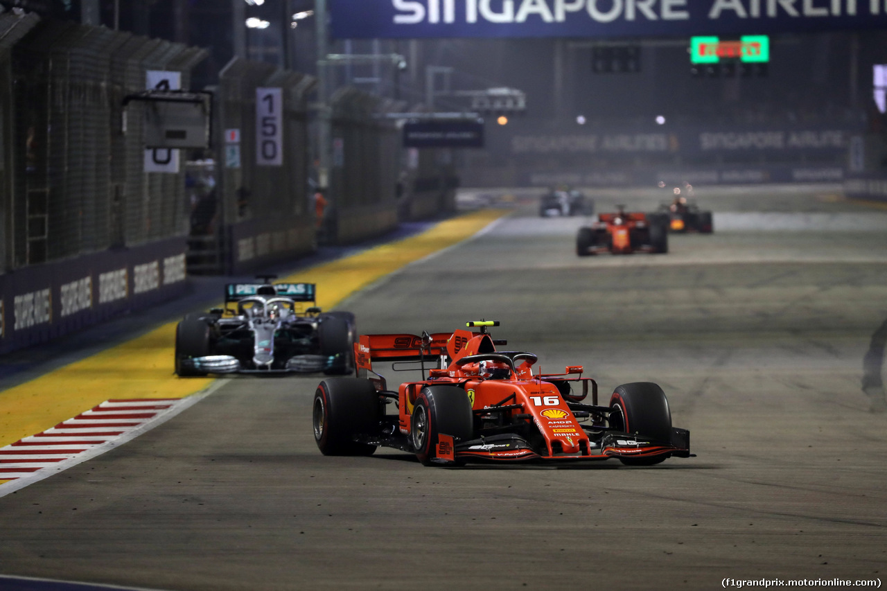 GP SINGAPORE, 22.09.2019 - Gara, Charles Leclerc (MON) Ferrari SF90