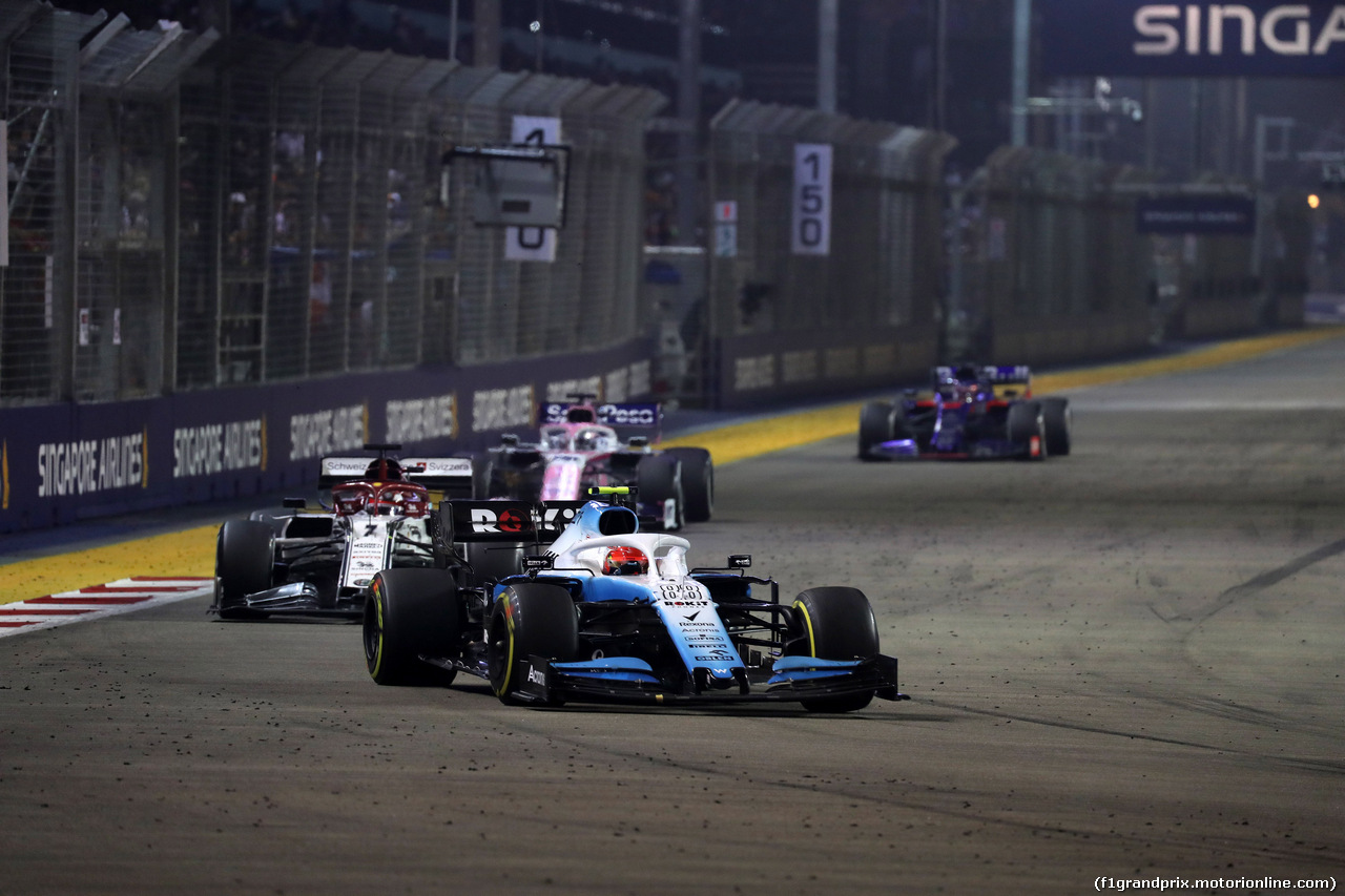 GP SINGAPORE, 22.09.2019 - Gara, Robert Kubica (POL) Williams Racing FW42