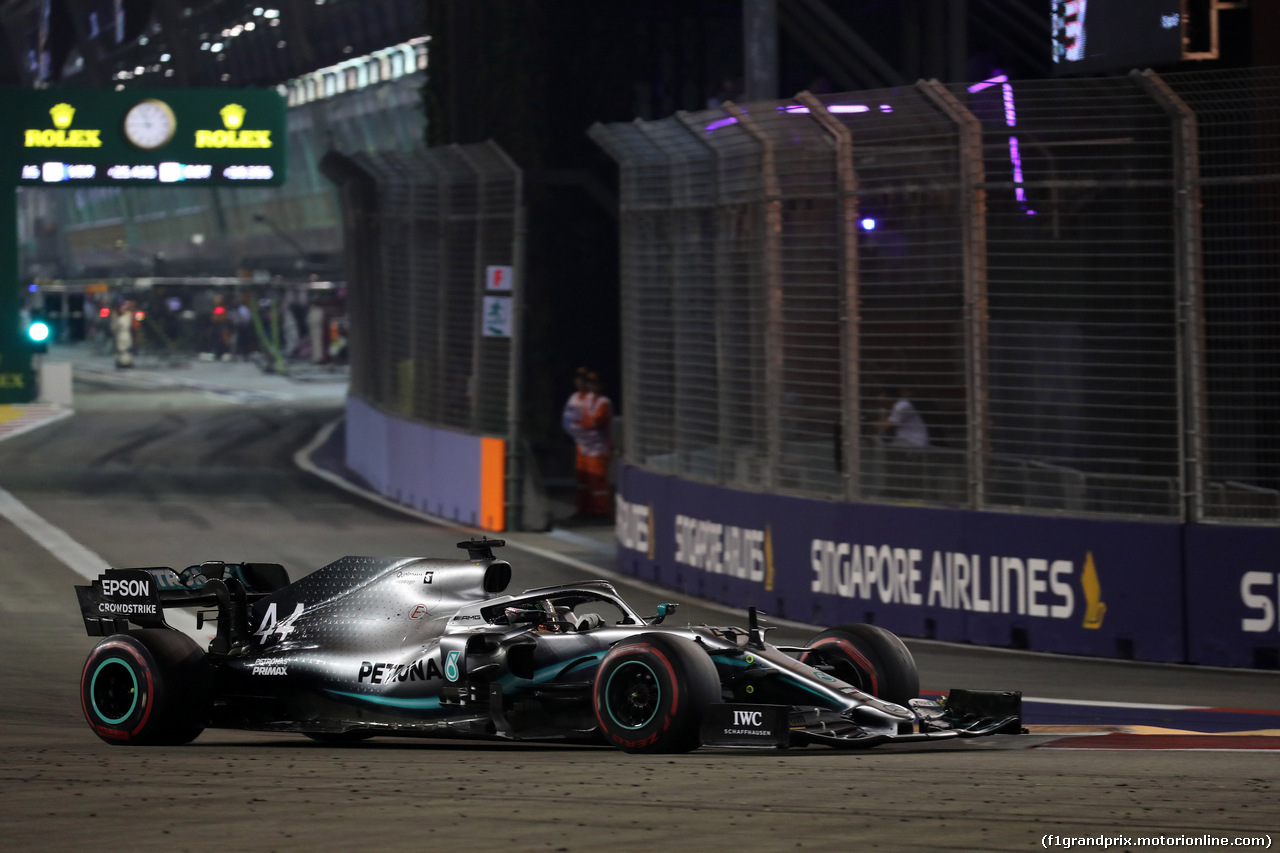 GP SINGAPORE, 22.09.2019 - Gara, Lewis Hamilton (GBR) Mercedes AMG F1 W10