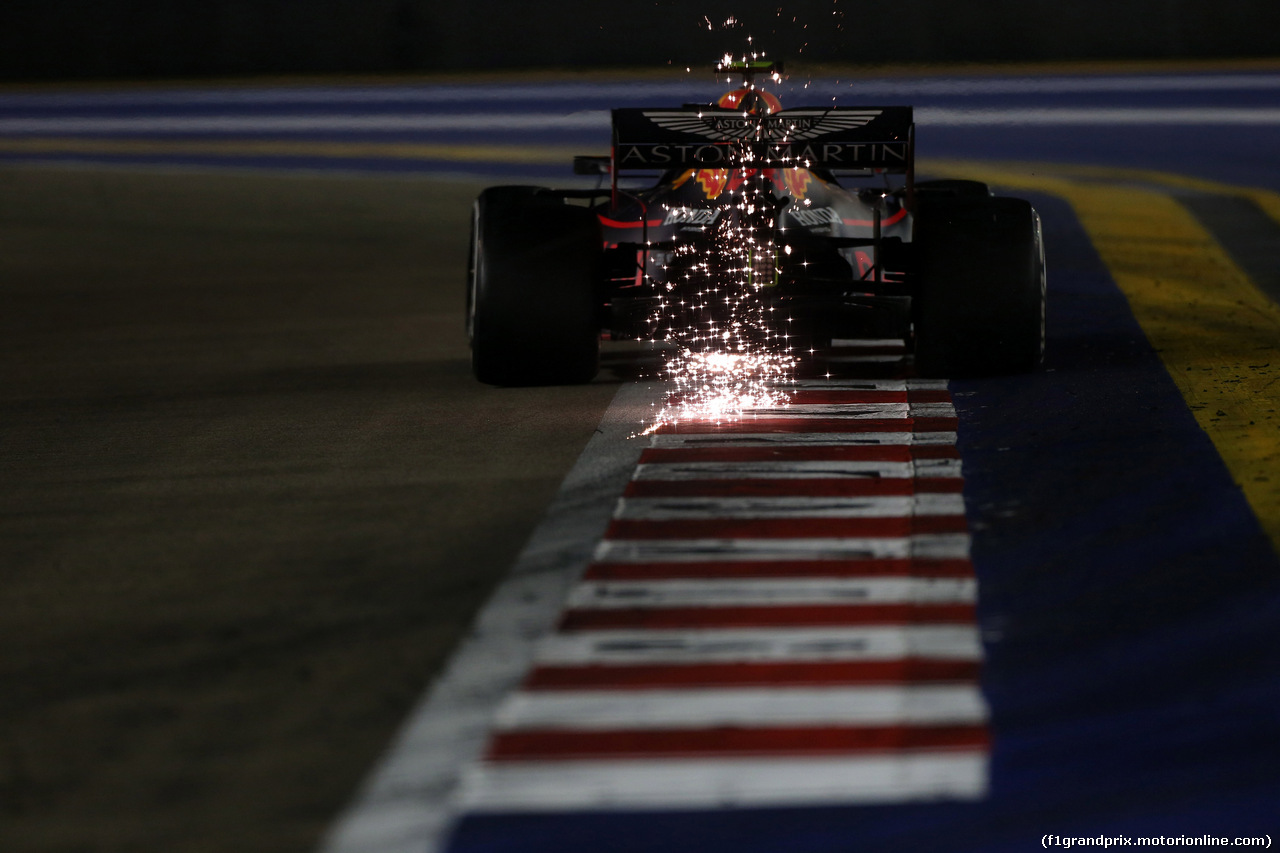 GP SINGAPORE, 22.09.2019 - Gara, Max Verstappen (NED) Red Bull Racing RB15