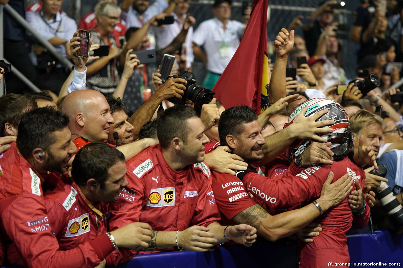 GP SINGAPORE, 22.09.2019 - Gara, 2nd place Charles Leclerc (MON) Ferrari SF90