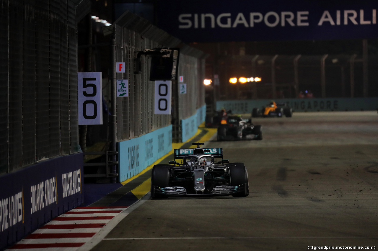 GP SINGAPORE, 22.09.2019 - Gara, Lewis Hamilton (GBR) Mercedes AMG F1 W10