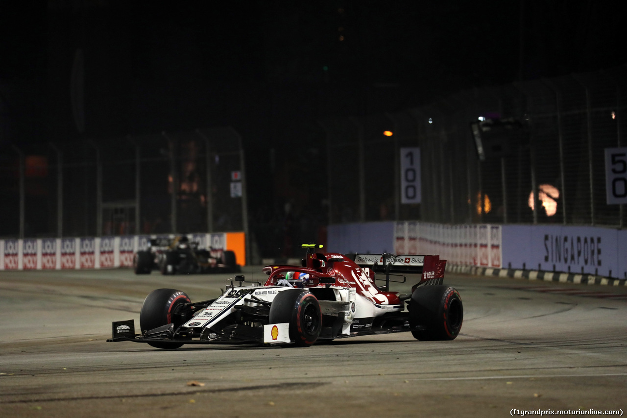 GP SINGAPORE, 22.09.2019 - Gara, Antonio Giovinazzi (ITA) Alfa Romeo Racing C38