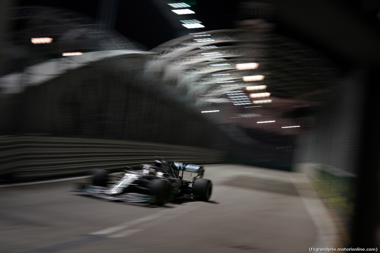 GP SINGAPORE, 20.09.2019 - Prove Libere 2, Lewis Hamilton (GBR) Mercedes AMG F1 W10