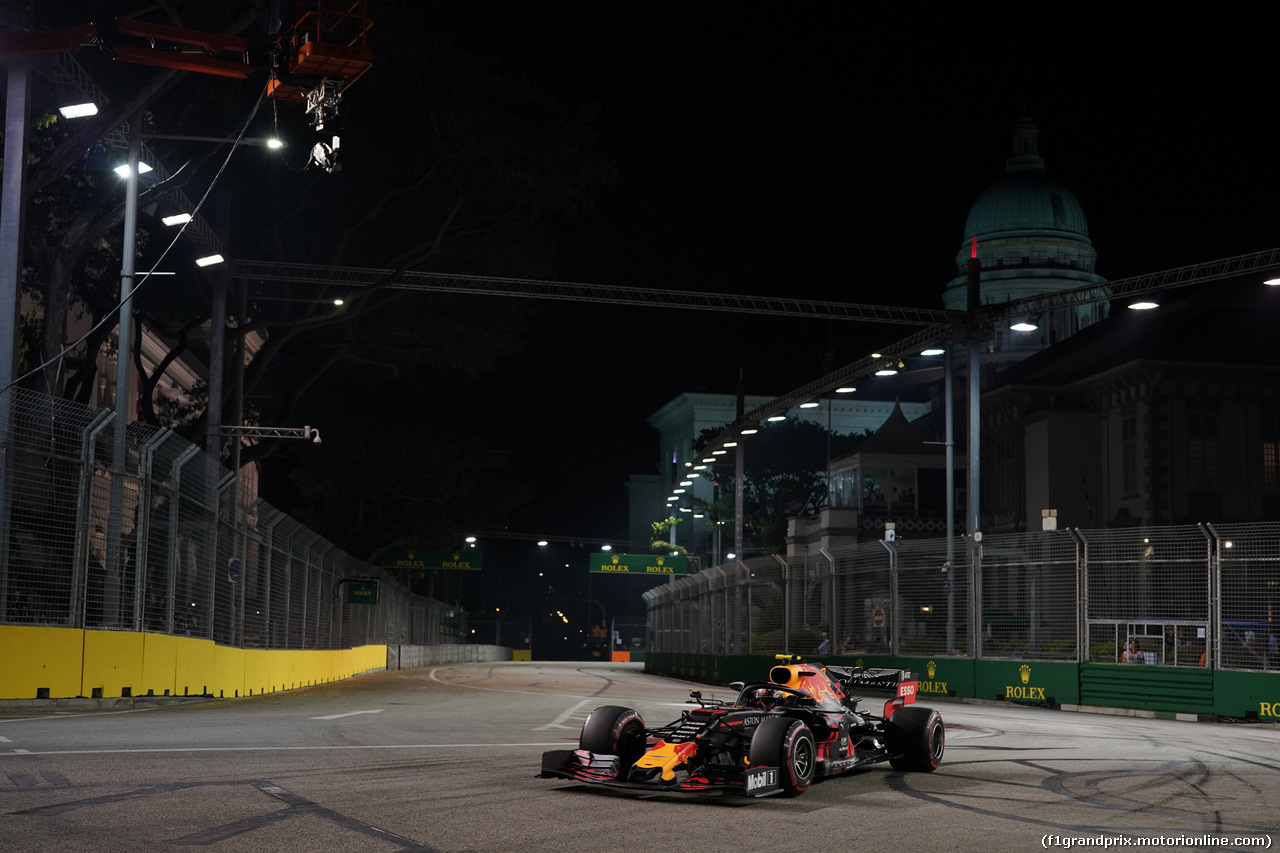 GP SINGAPORE, 20.09.2019 - Prove Libere 2, Alexander Albon (THA) Red Bull Racing RB15
