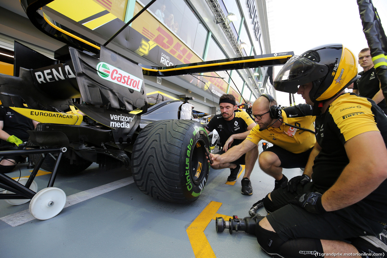 GP SINGAPORE, 21.09.2019 - Prove Libere 3, Daniel Ricciardo (AUS) Renault Sport F1 Team RS19