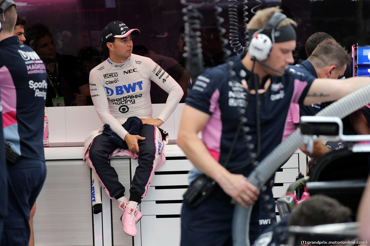 GP SINGAPORE, 21.09.2019 - Prove Libere 3, Sergio Perez (MEX) Racing Point F1 Team RP19