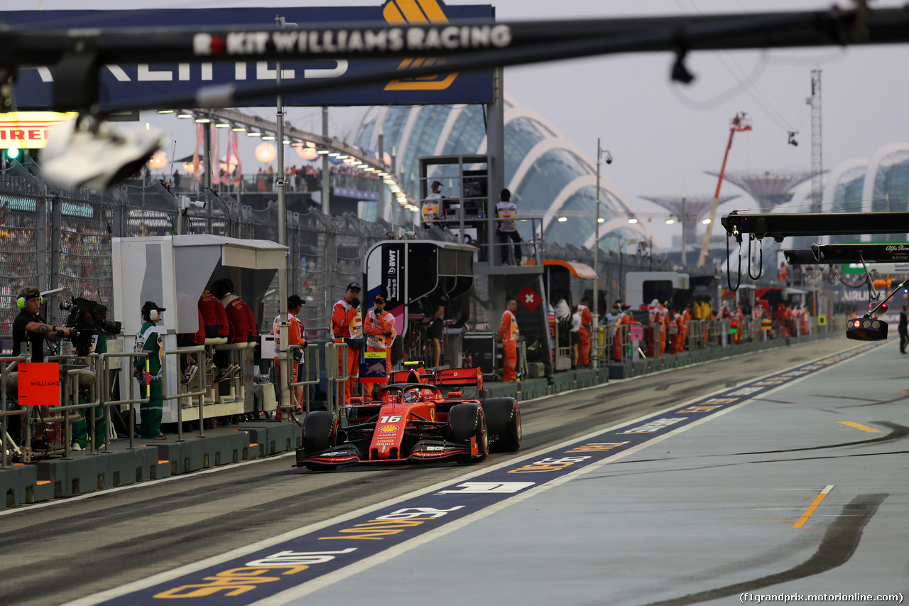 GP SINGAPORE, 21.09.2019 - Prove Libere 3, Charles Leclerc (MON) Ferrari SF90
