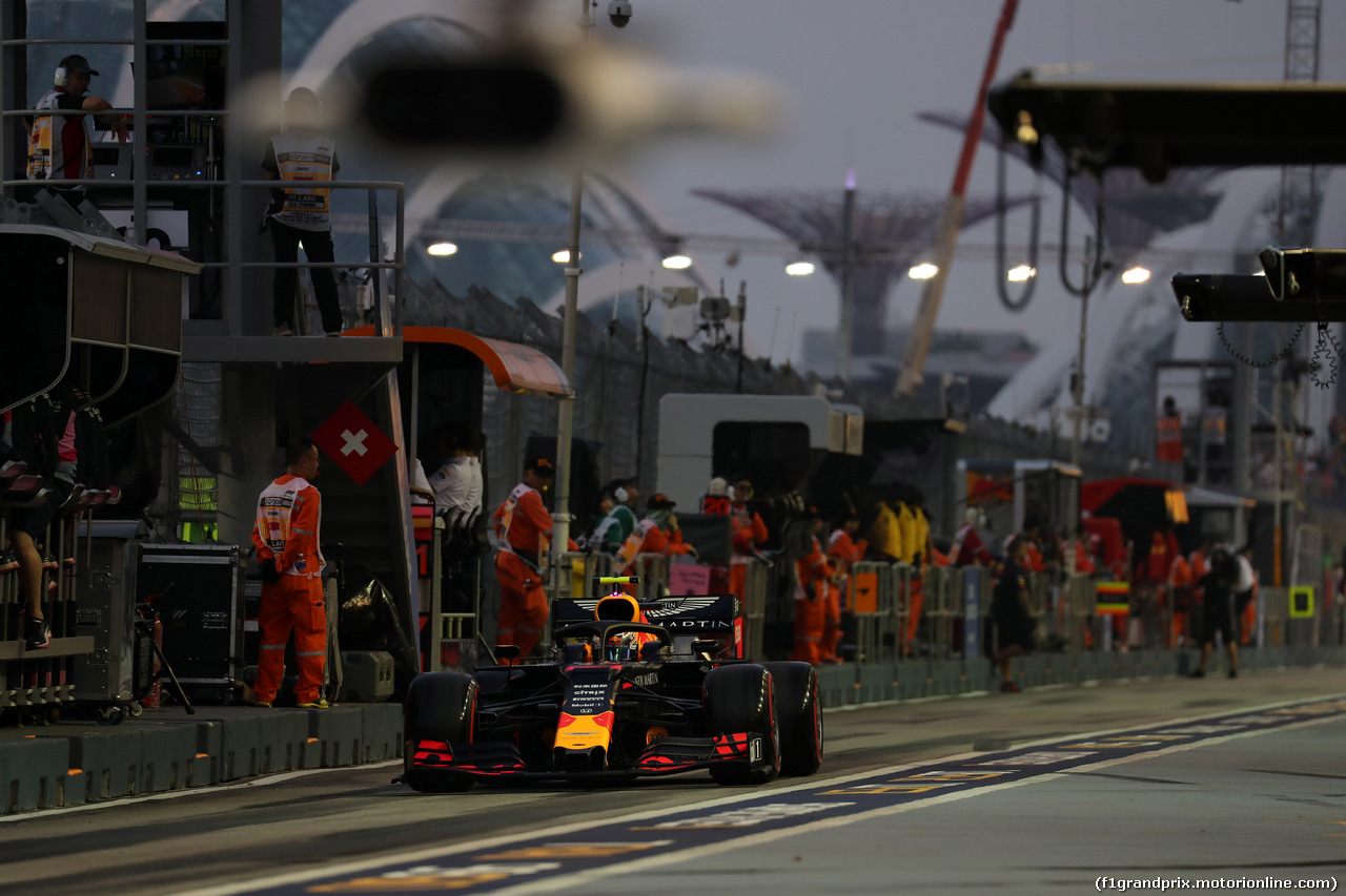 GP SINGAPORE, 21.09.2019 - Prove Libere 3, Alexander Albon (THA) Red Bull Racing RB15