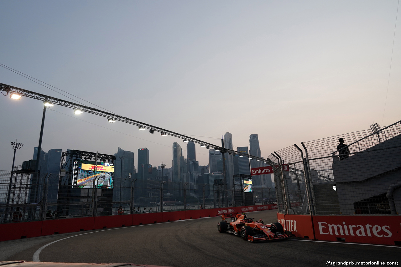 GP SINGAPORE, 21.09.2019 - Prove Libere 3, Charles Leclerc (MON) Ferrari SF90