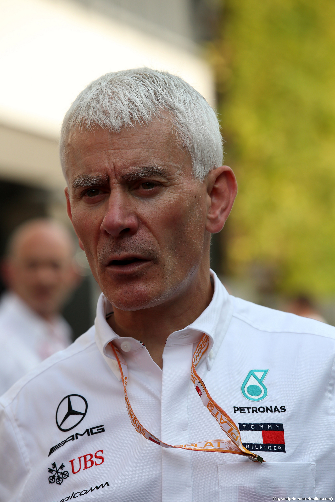 GP SINGAPORE, 21.09.2019 - Prove Libere 3, Geoff Willis (GBR) Mercedes AMG F1 Technology Director