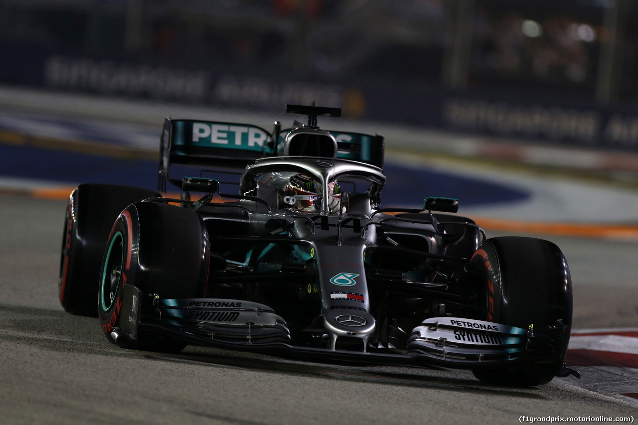 GP SINGAPORE, 21.09.2019 - Qualifiche, Lewis Hamilton (GBR) Mercedes AMG F1 W10