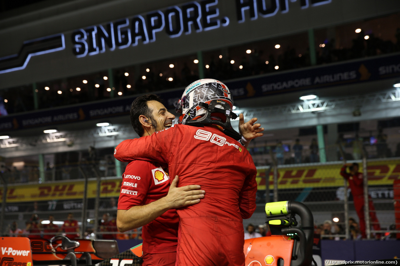 GP SINGAPORE, 21.09.2019 - Qualifiche, Charles Leclerc (MON) Ferrari SF90 pole position