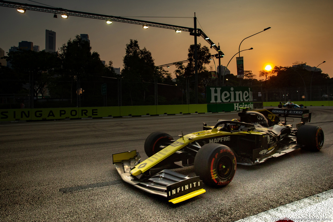 GP SINGAPORE, 21.09.2019 - Qualifiche, Nico Hulkenberg (GER) Renault Sport F1 Team RS19