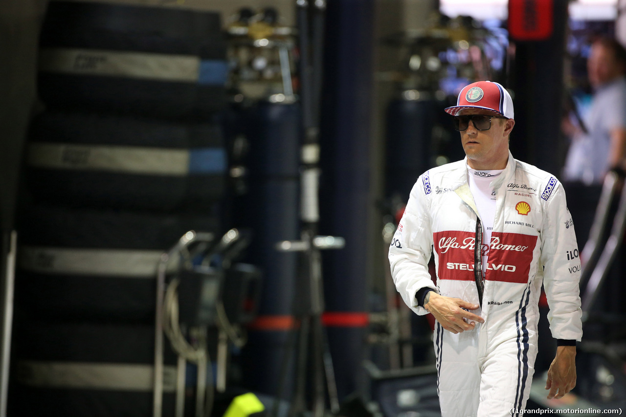 GP SINGAPORE, 21.09.2019 - Qualifiche, Kimi Raikkonen (FIN) Alfa Romeo Racing C38