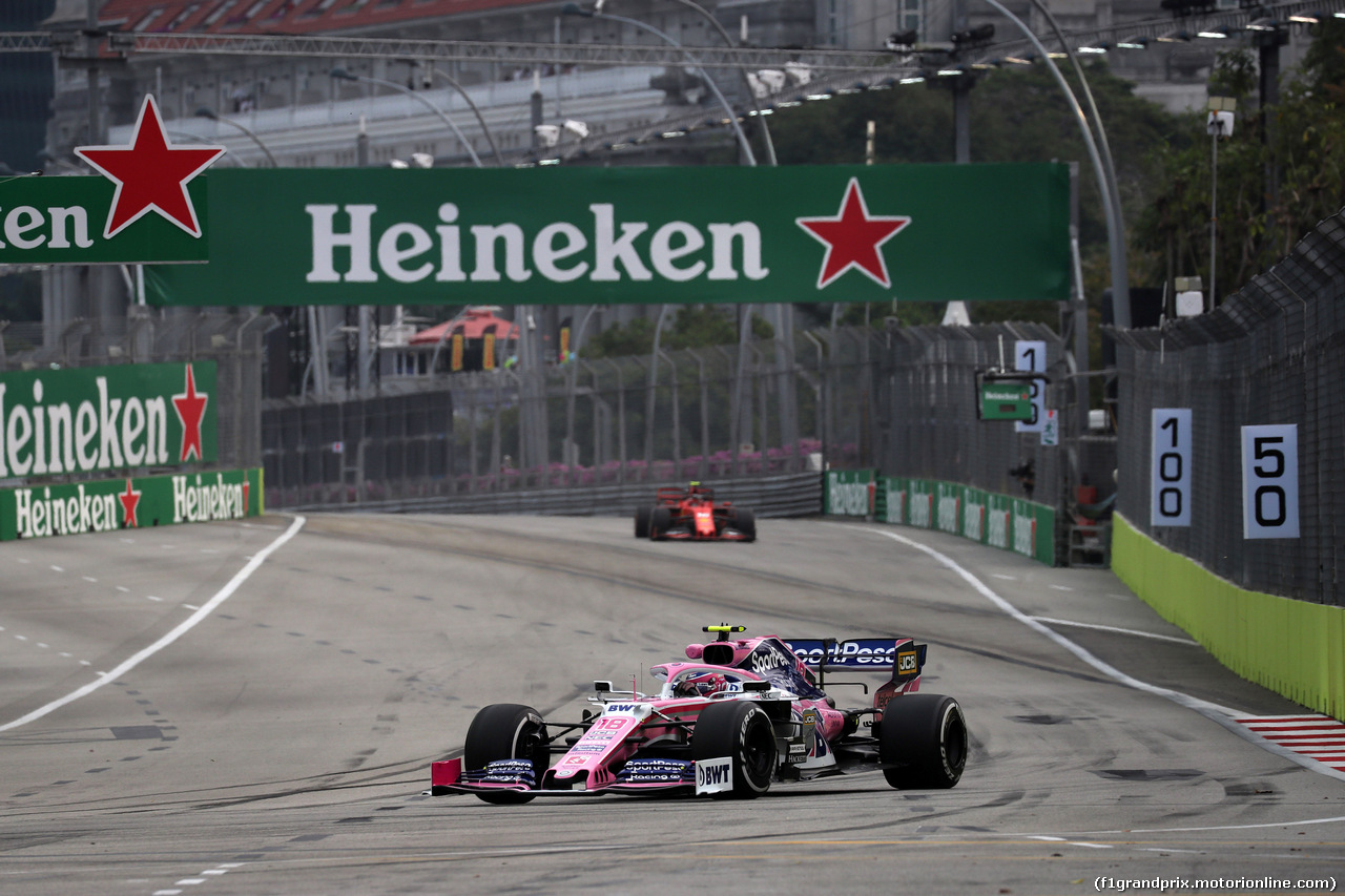 GP SINGAPORE, 20.09.2019 - Prove Libere 1, Lance Stroll (CDN) Racing Point F1 Team RP19