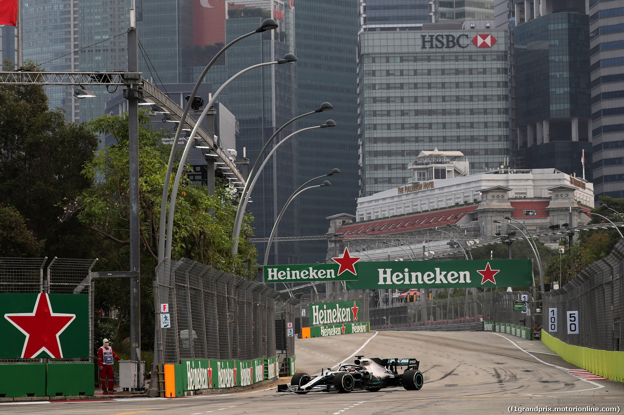 GP SINGAPORE, 20.09.2019 - Prove Libere 1, Lewis Hamilton (GBR) Mercedes AMG F1 W10