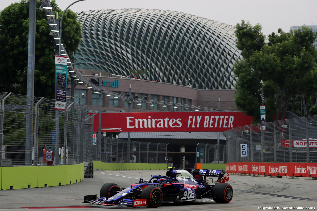 GP SINGAPORE, 20.09.2019 - Prove Libere 1, Pierre Gasly (FRA) Scuderia Toro Rosso STR14