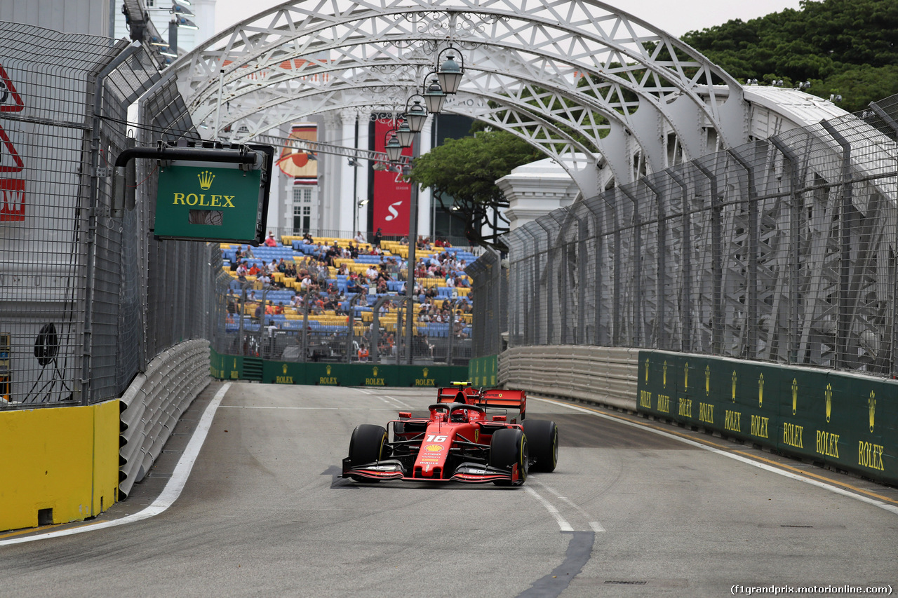 GP SINGAPORE, 20.09.2019 - Prove Libere 1, Charles Leclerc (MON) Ferrari SF90