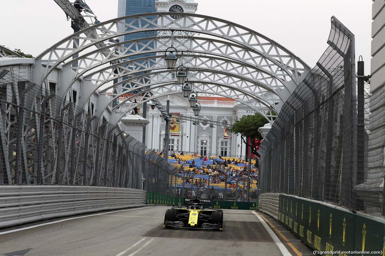 GP SINGAPORE, 20.09.2019 - Prove Libere 1, Daniel Ricciardo (AUS) Renault Sport F1 Team RS19