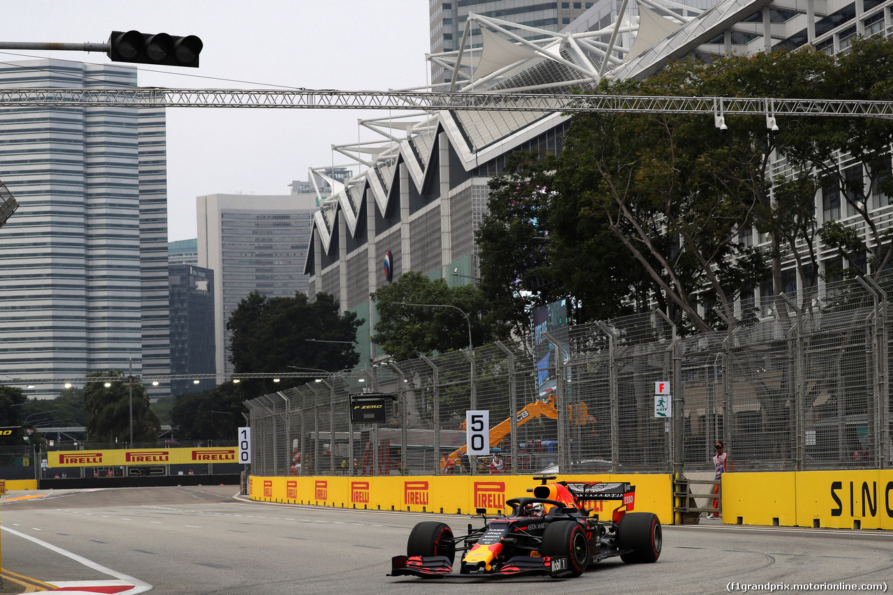 GP SINGAPORE, 20.09.2019 - Prove Libere 1, Max Verstappen (NED) Red Bull Racing RB15