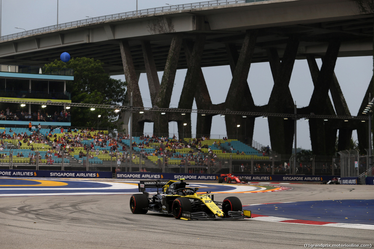 GP SINGAPORE, 20.09.2019 - Prove Libere 1, Nico Hulkenberg (GER) Renault Sport F1 Team RS19