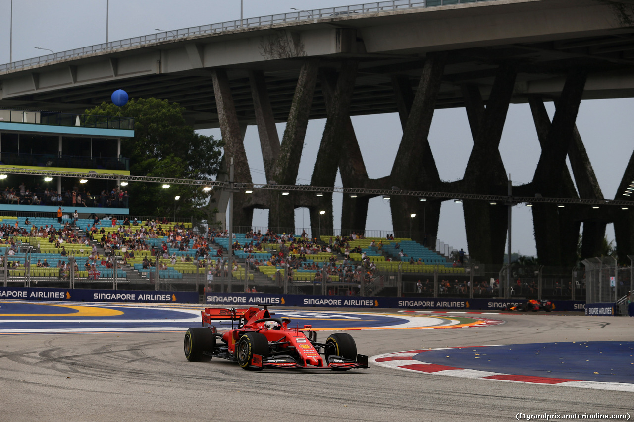GP SINGAPORE, 20.09.2019 - Prove Libere 1, Sebastian Vettel (GER) Ferrari SF90