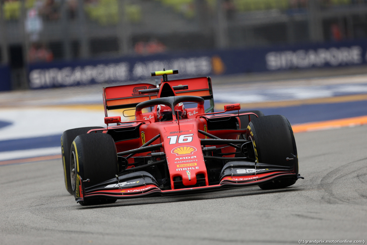 GP SINGAPORE, 20.09.2019 - Prove Libere 1, Charles Leclerc (MON) Ferrari SF90