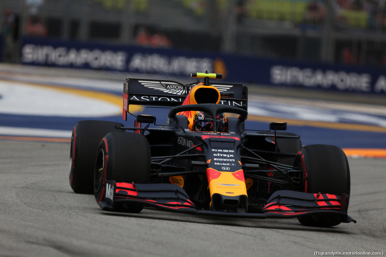 GP SINGAPORE, 20.09.2019 - Prove Libere 1, Alexander Albon (THA) Red Bull Racing RB15