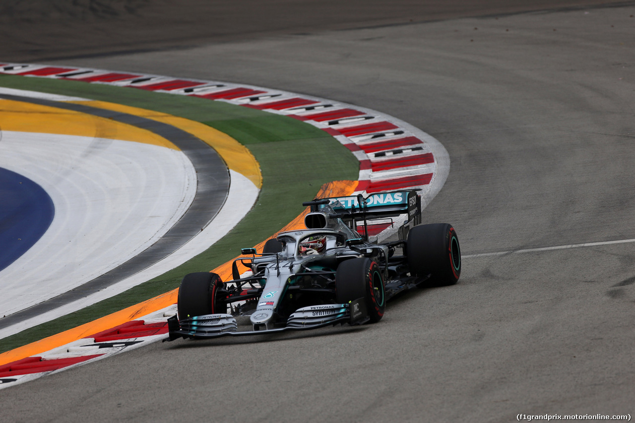 GP SINGAPORE, 20.09.2019 - Prove Libere 1, Lewis Hamilton (GBR) Mercedes AMG F1 W10