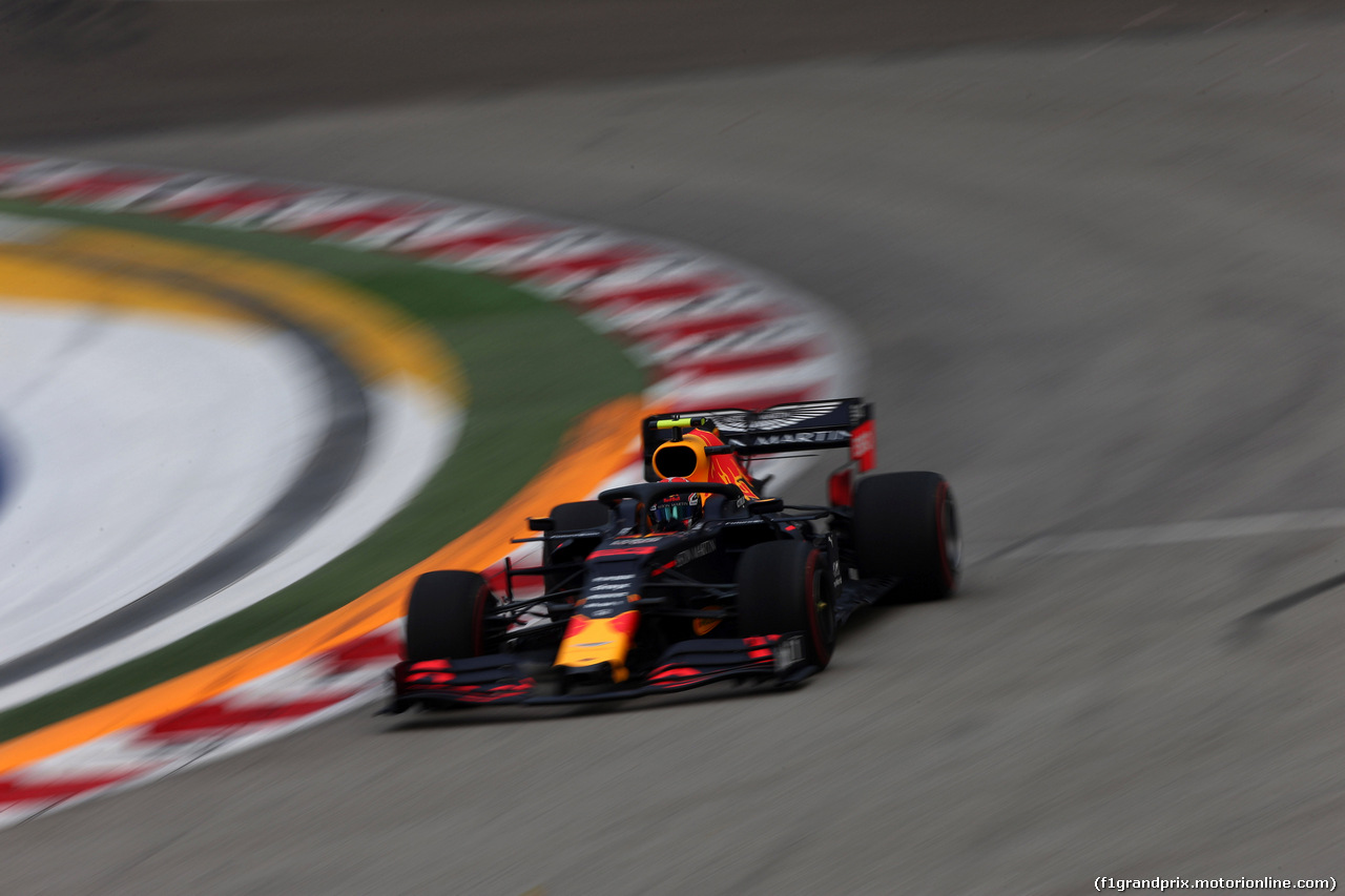 GP SINGAPORE, 20.09.2019 - Prove Libere 1, Alexander Albon (THA) Red Bull Racing RB15