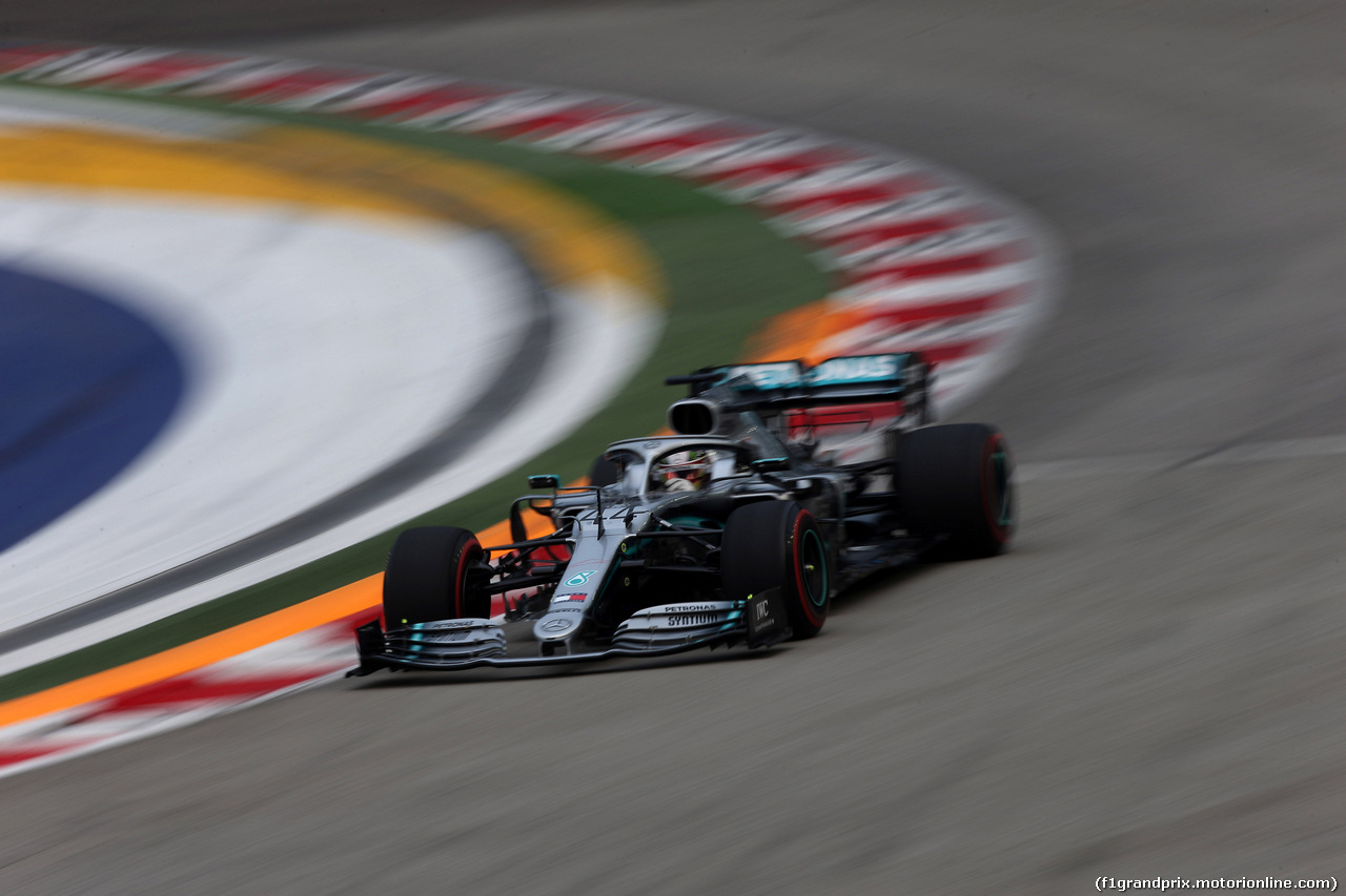 GP SINGAPORE, 20.09.2019 - Prove Libere 1, Lewis Hamilton (GBR) Mercedes AMG F1 W10
