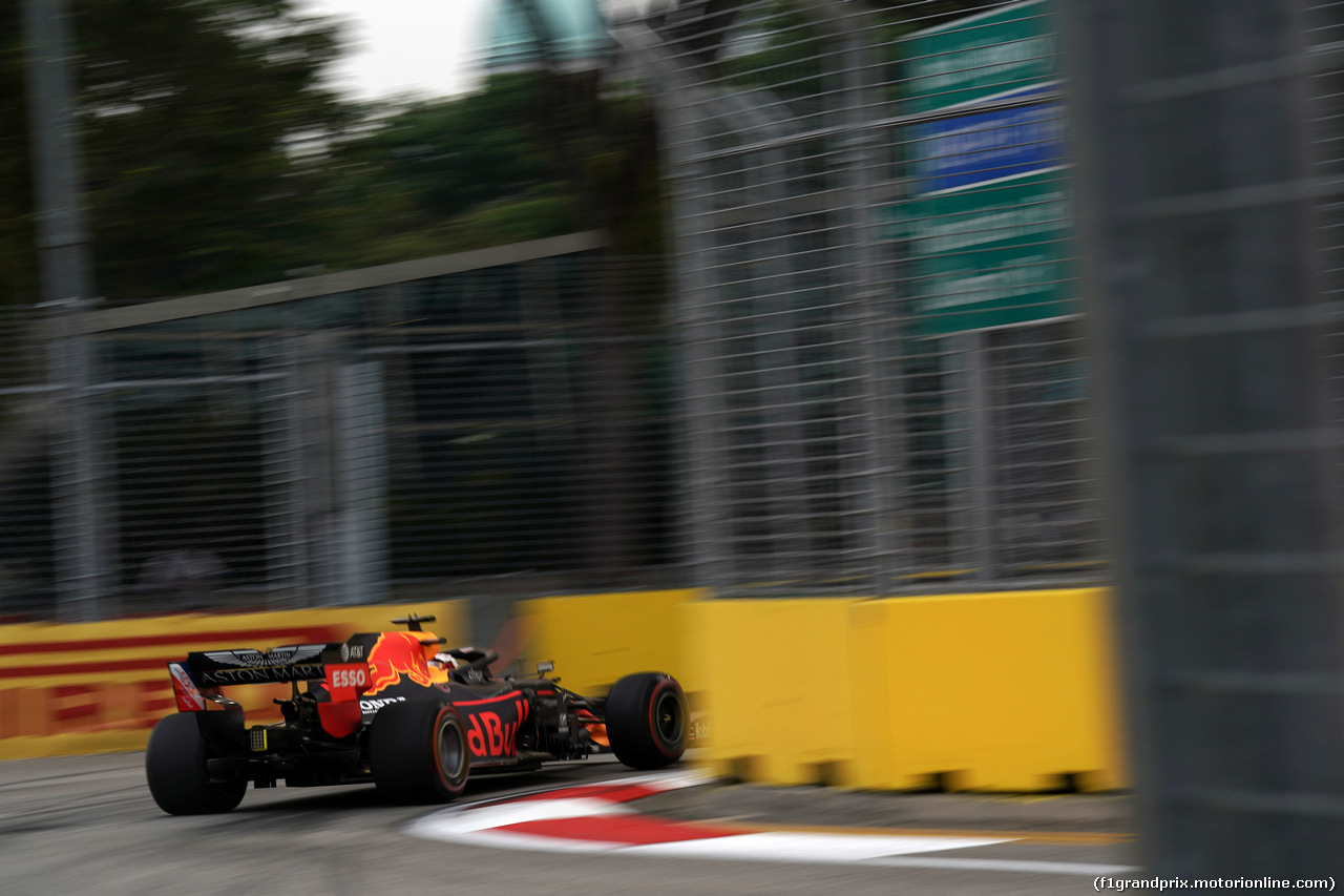GP SINGAPORE, 20.09.2019 - Prove Libere 1, Max Verstappen (NED) Red Bull Racing RB15