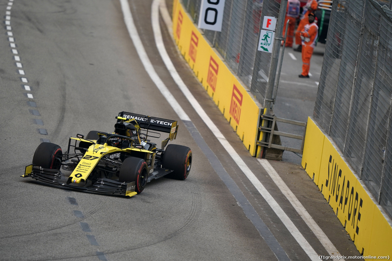 GP SINGAPORE, 20.09.2019 - Prove Libere 1, Nico Hulkenberg (GER) Renault Sport F1 Team RS19