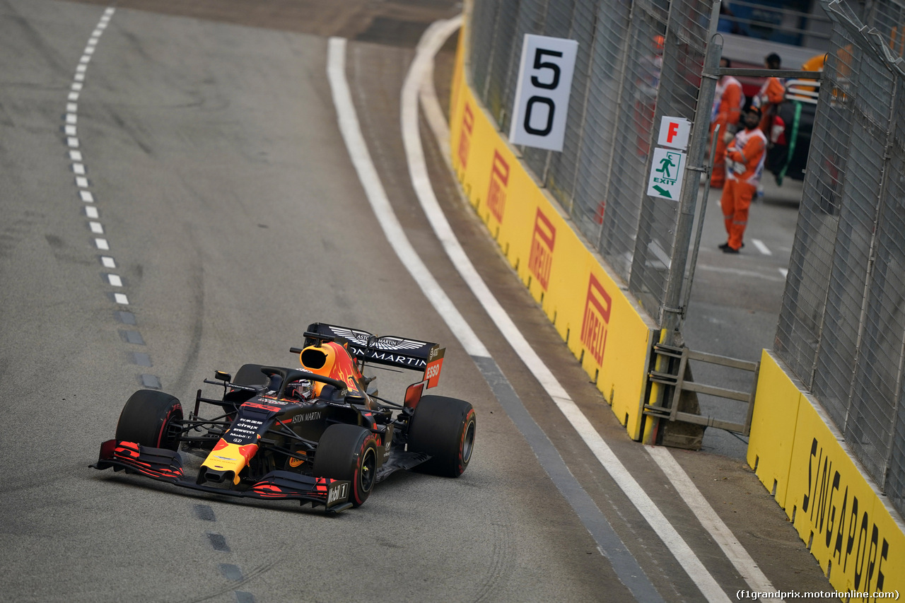 GP SINGAPORE, 20.09.2019 - Prove Libere 1, Max Verstappen (NED) Red Bull Racing RB15