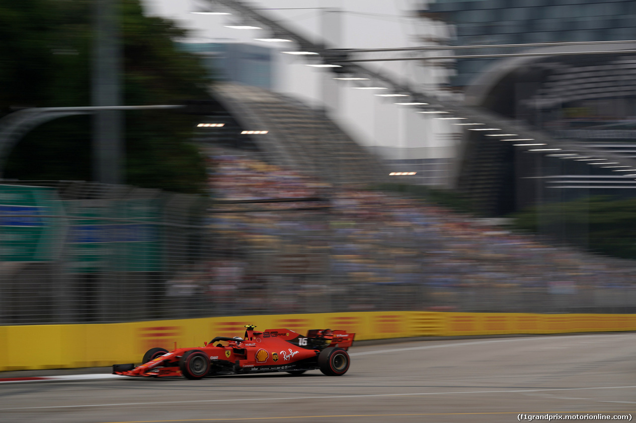 GP SINGAPORE, 20.09.2019 - Prove Libere 1, Charles Leclerc (MON) Ferrari SF90