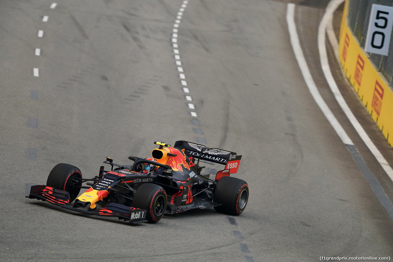 GP SINGAPORE, 20.09.2019 - Prove Libere 1, Alexander Albon (THA) Red Bull Racing RB15