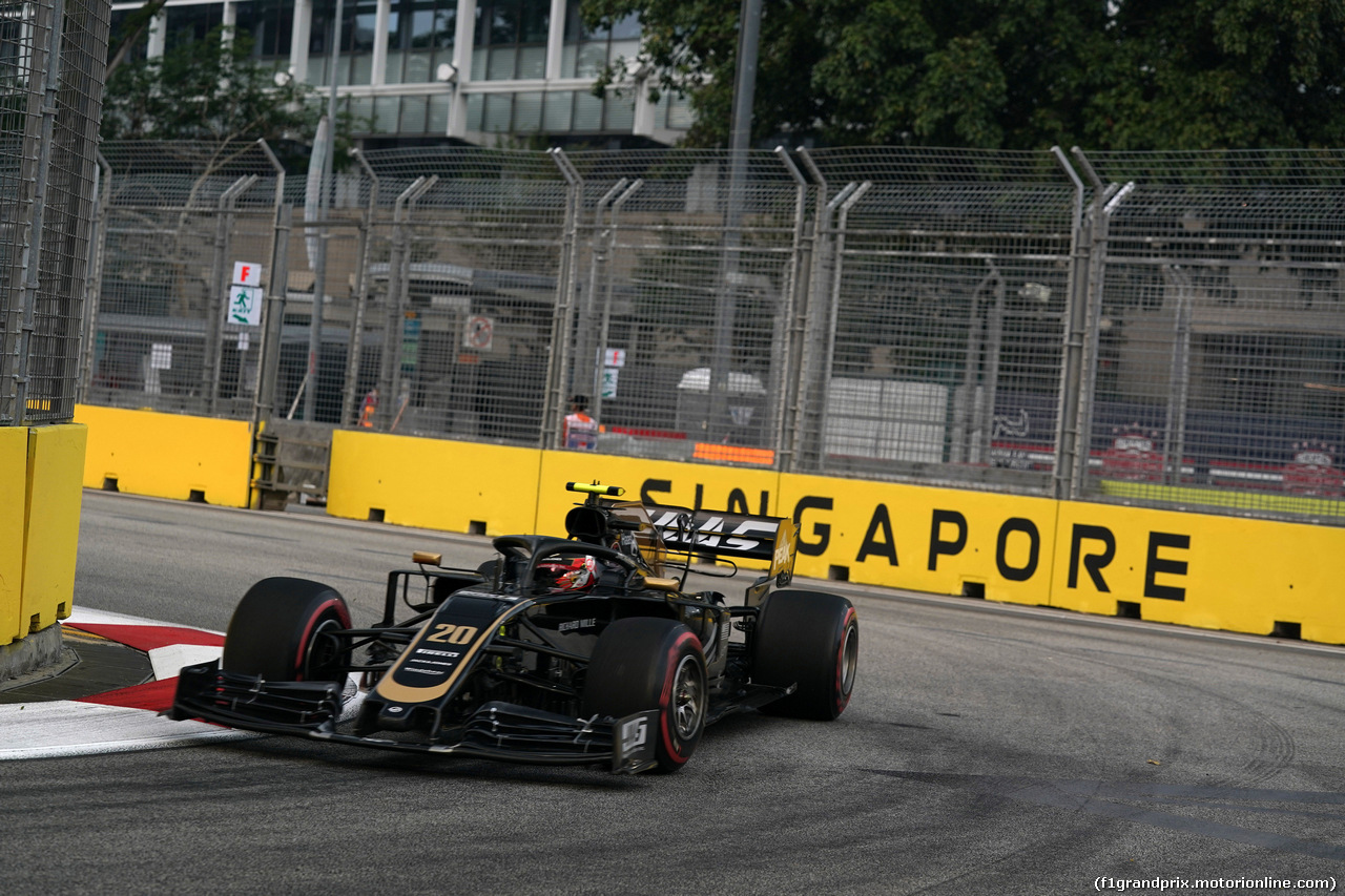 GP SINGAPORE, 20.09.2019 - Prove Libere 1, Kevin Magnussen (DEN) Haas F1 Team VF-19