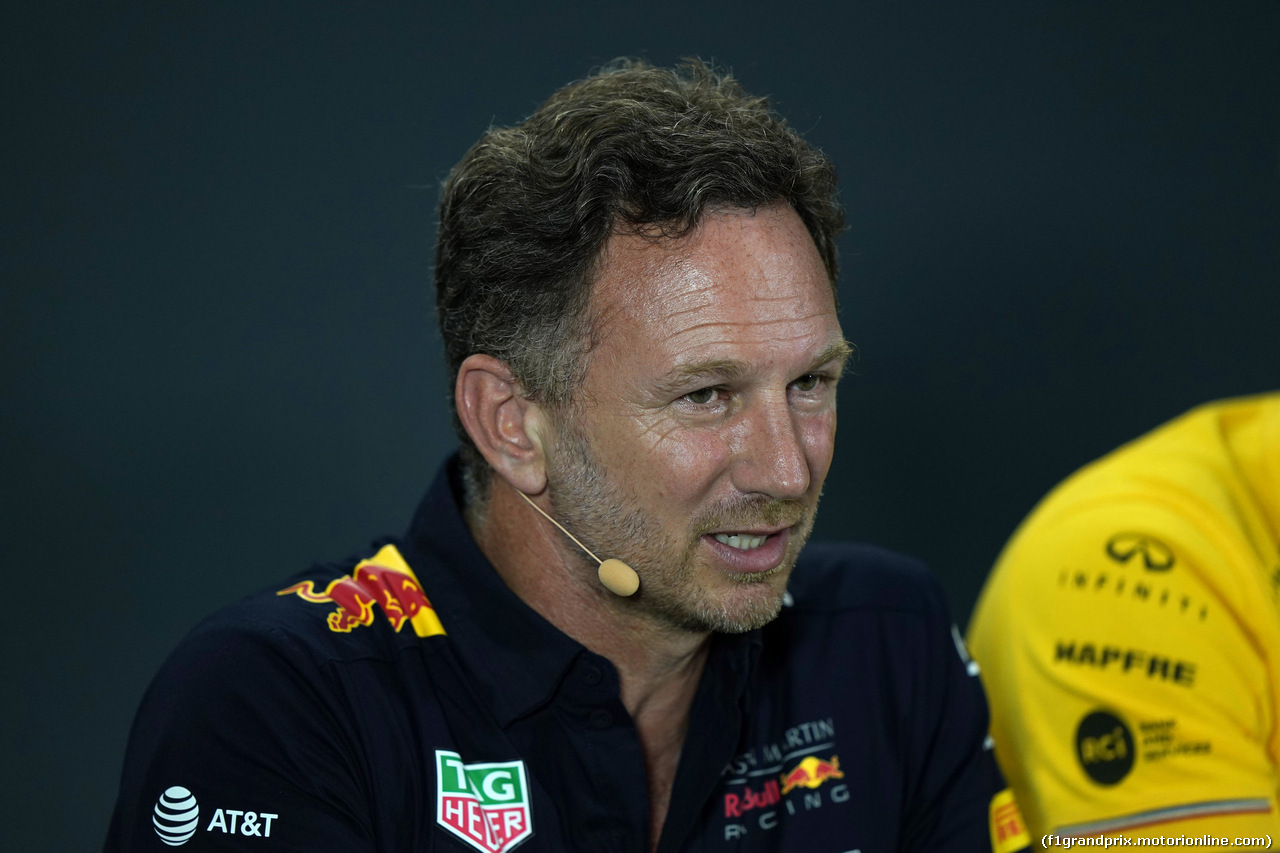 GP SINGAPORE, 20.09.2019 - Conferenza Stampa, Christian Horner (GBR), Red Bull Racing Team Principal