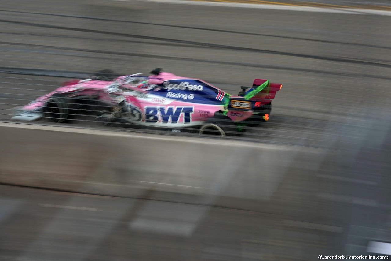 GP SINGAPORE, 20.09.2019 - Prove Libere 1, Sergio Perez (MEX) Racing Point F1 Team RP19