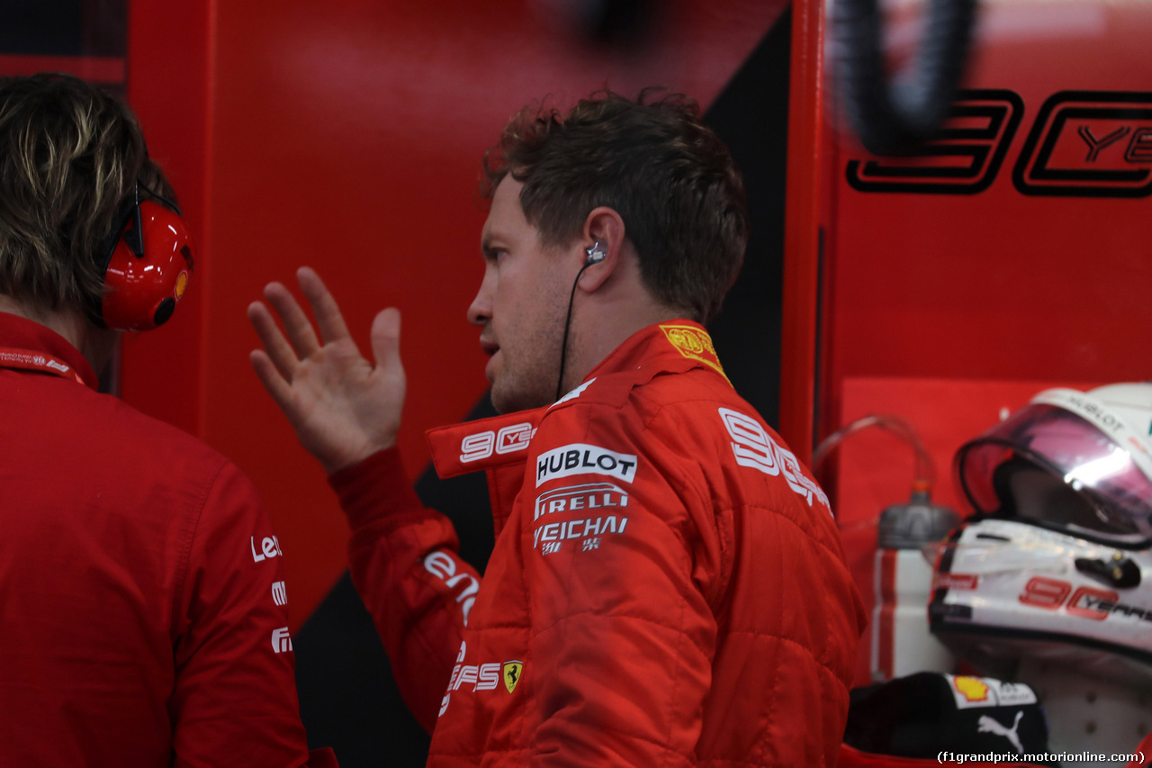 GP SINGAPORE, 20.09.2019 - Prove Libere 2, Sebastian Vettel (GER) Ferrari SF90