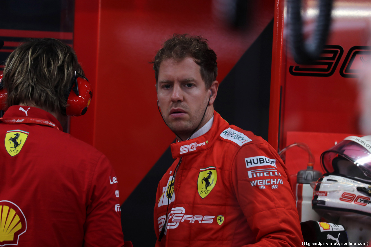 GP SINGAPORE, 20.09.2019 - Prove Libere 2, Sebastian Vettel (GER) Ferrari SF90
