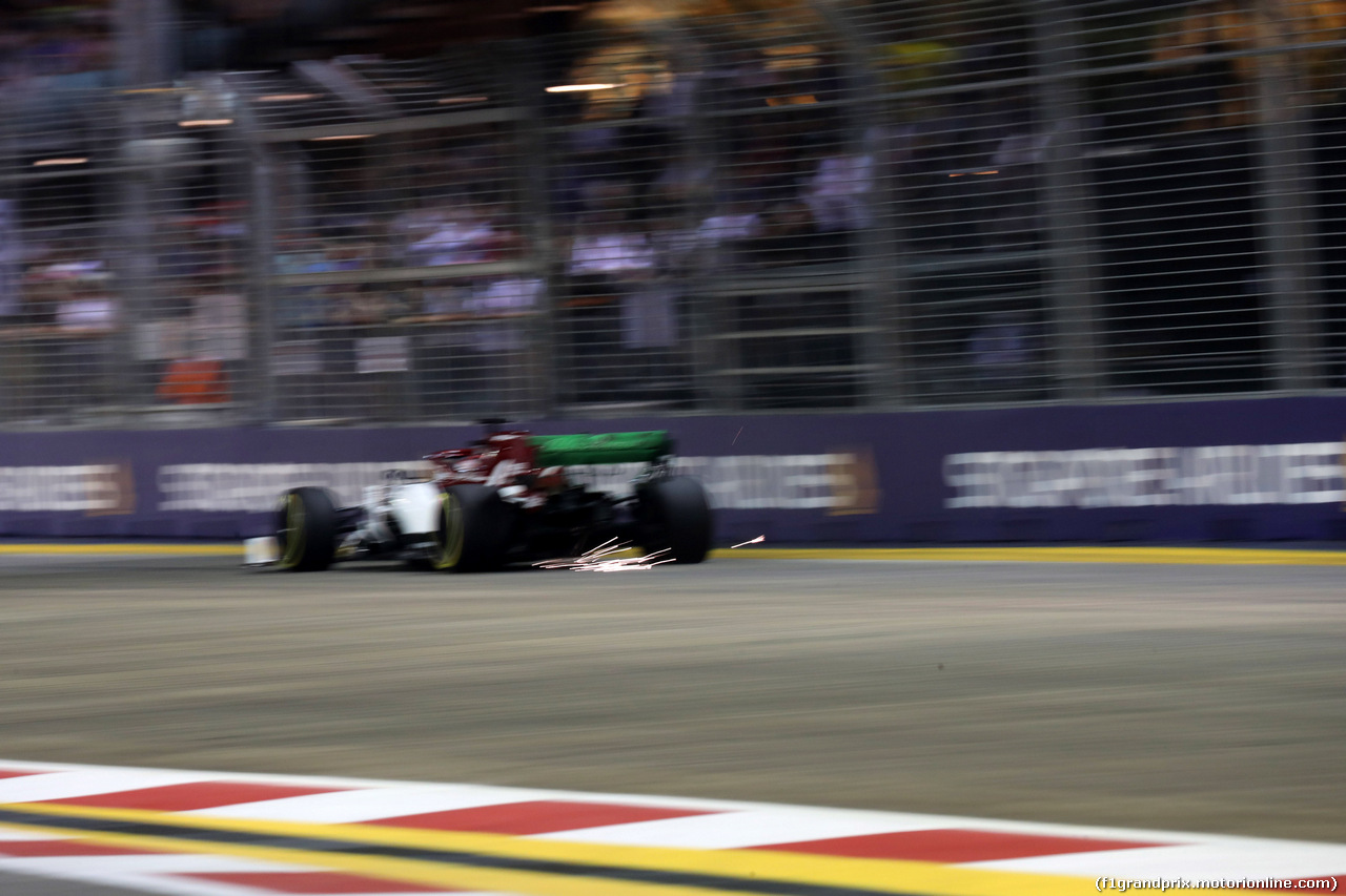 GP SINGAPORE, 20.09.2019 - Prove Libere 2, Kimi Raikkonen (FIN) Alfa Romeo Racing C38