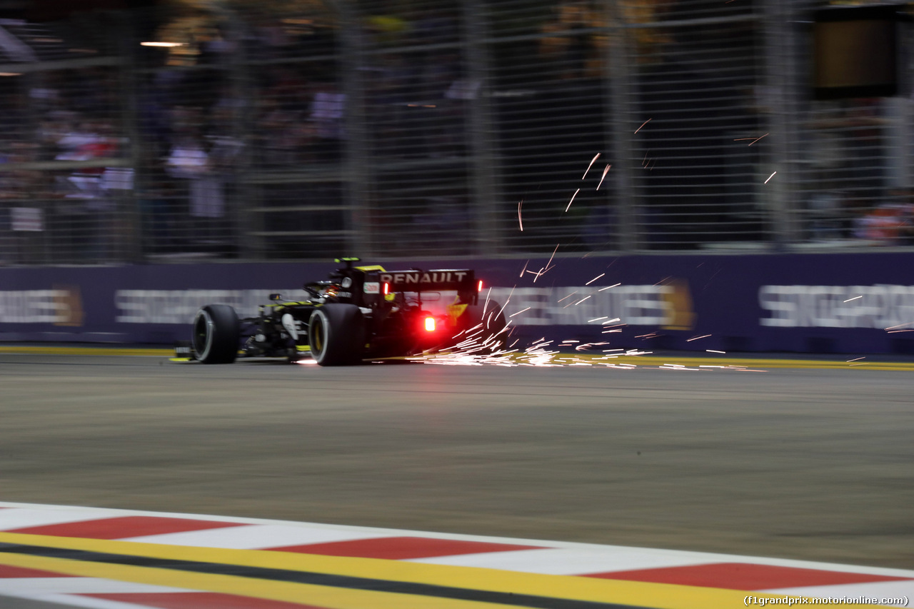 GP SINGAPORE, 20.09.2019 - Prove Libere 2, Nico Hulkenberg (GER) Renault Sport F1 Team RS19