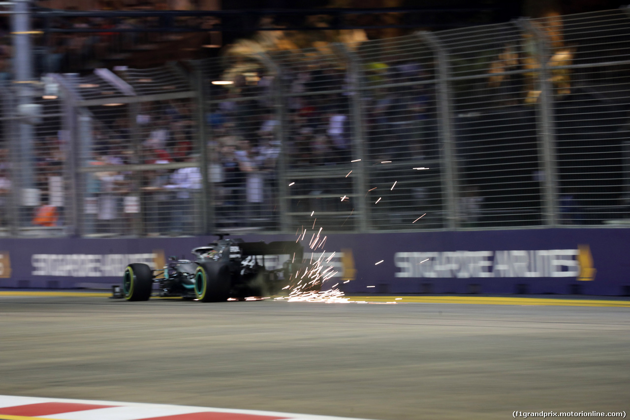 GP SINGAPORE, 20.09.2019 - Prove Libere 2, Lewis Hamilton (GBR) Mercedes AMG F1 W10