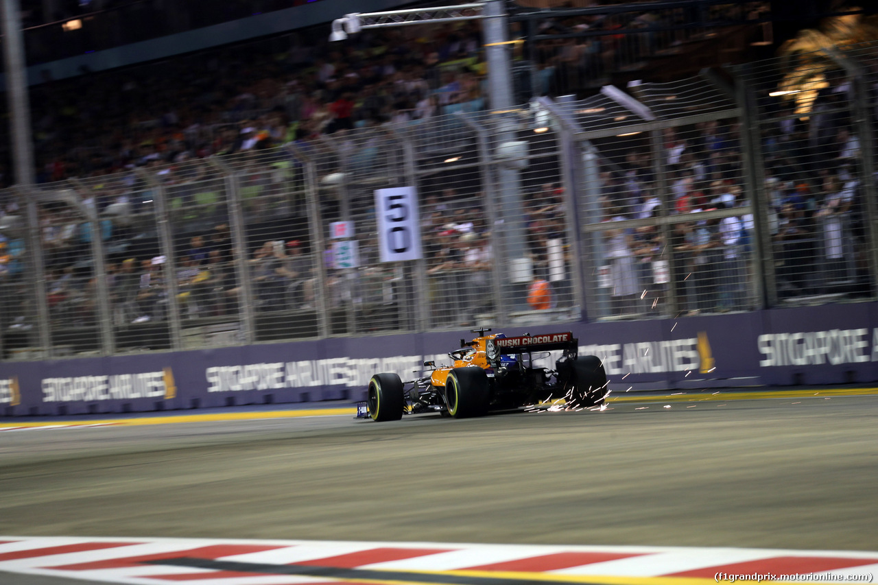 GP SINGAPORE, 20.09.2019 - Prove Libere 2, Carlos Sainz Jr (ESP) Mclaren F1 Team MCL34